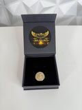 Anillo de Oro con Diseño de León y Diamantes 10 kilates